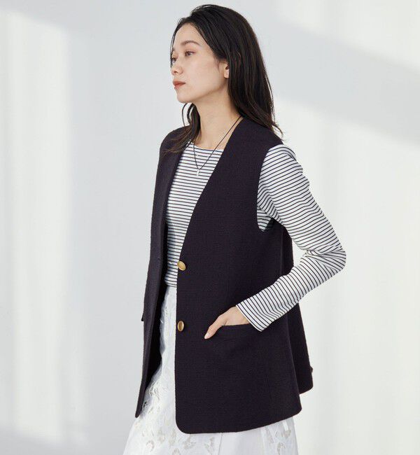 UNITED ARROWS green label relaxing「Bisentino ジレ」|ベスト・ジレ|