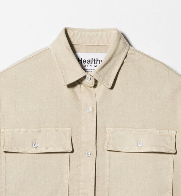 UNITED ARROWS green label relaxing「【別注】＜Healthy DENIM＞Almond ミドル デニム シャツ」|シャツ・ブラウス|