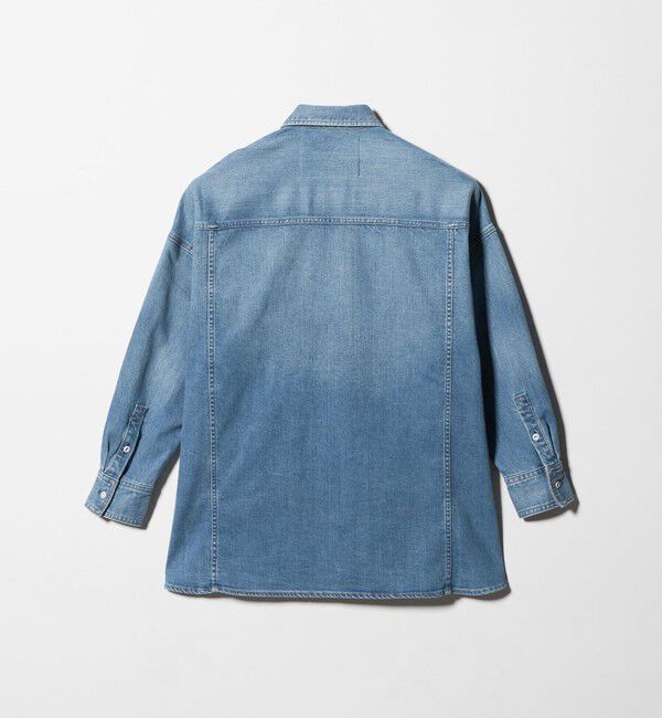 UNITED ARROWS green label relaxing「【別注】＜Healthy DENIM＞Almond ミドル デニム シャツ」|シャツ・ブラウス|