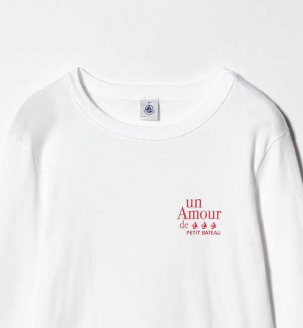 UNITED ARROWS green label relaxing「【別注】＜PETIT BATEAU＞ロングスリーブ プリント Tシャツ」|Tシャツ・カットソー|