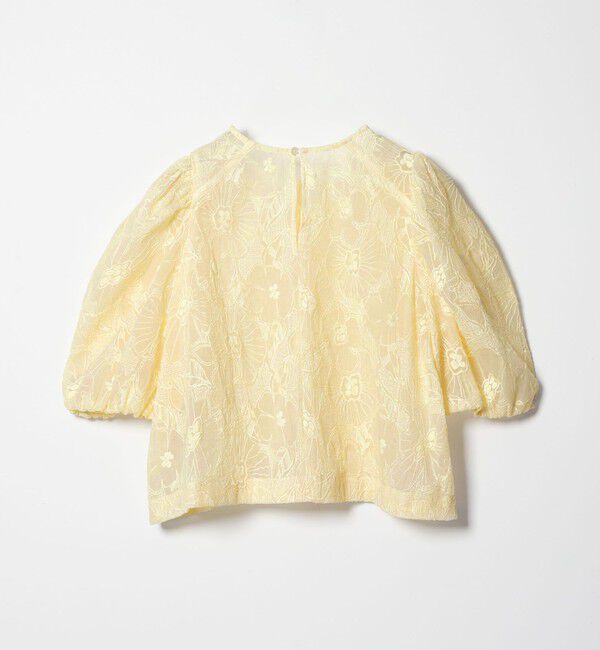 EMMEL REFINES「＜EMMEL REFINES＞EM フラワー シシュウ シアー ブラウス」|シャツ・ブラウス|