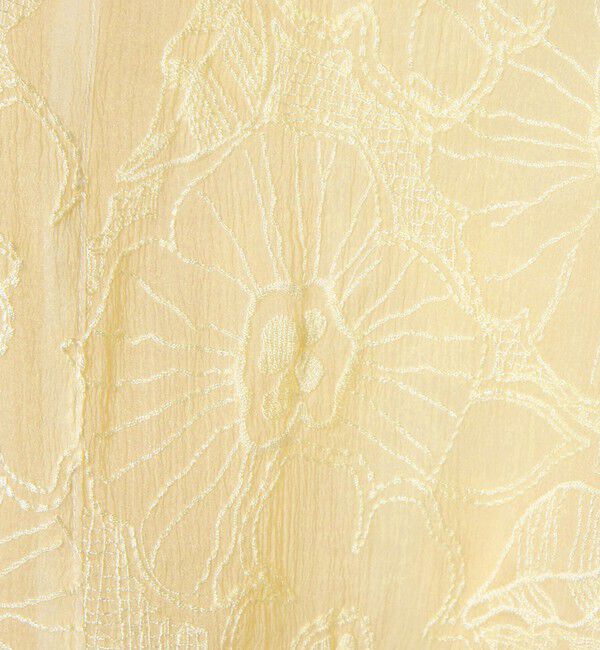 EMMEL REFINES「＜EMMEL REFINES＞EM フラワー シシュウ シアー ブラウス」|シャツ・ブラウス|