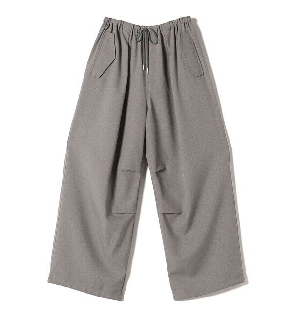 SHIPS for women「〈手洗い可能〉メランジ ツイル ギャザー カーゴパンツ ◇」|カーゴ|