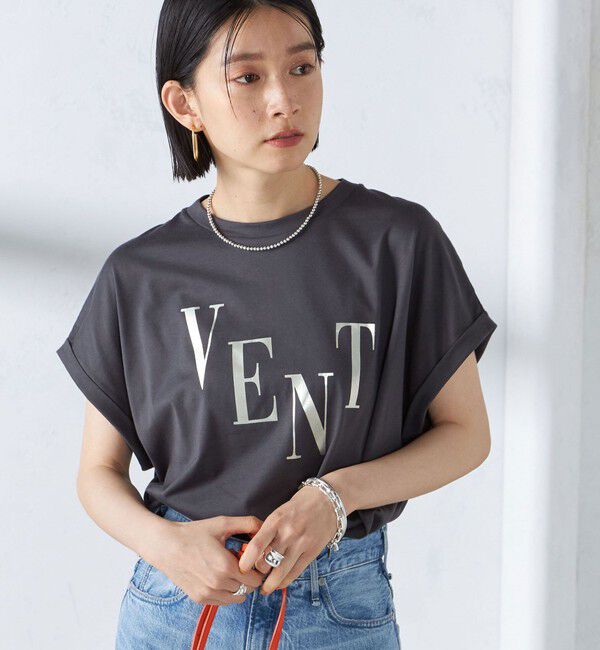 SHIPS for women「ローズペトール 半袖 プリント TEE」|Tシャツ・カットソー|