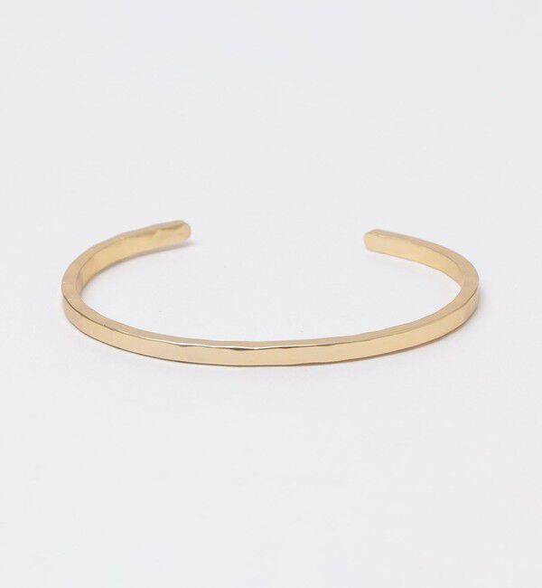 SHIPS「SHIPS: BRASS HAMMERED BANGLE」|ブレスレット・バングル|ゴールド