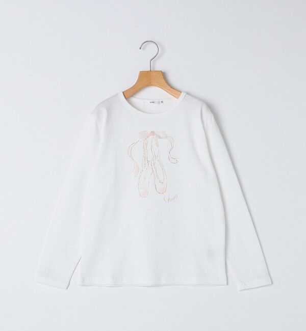 SHIPS KIDS「SHIPS KIDS:140～150cm / バレエ 長袖 TEE」|Tシャツ・カットソー|