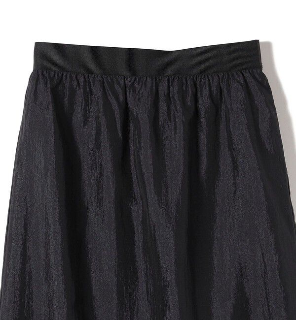 SHIPS for women「〈手洗い可能〉シアー シャイニー ウエスト ゴム ギャザー スカート」|スカート|