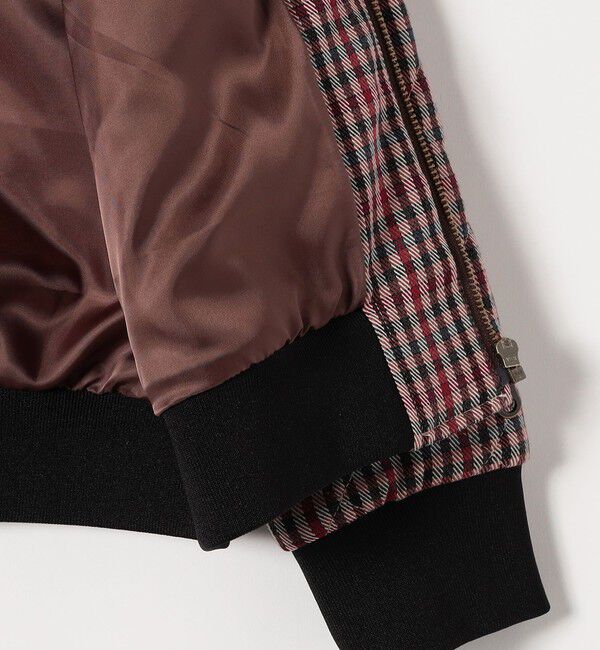 SHIPS any「SHIPS any: キルティング チェック バーシティ ブルゾン」|ブルゾン・スタジャン|