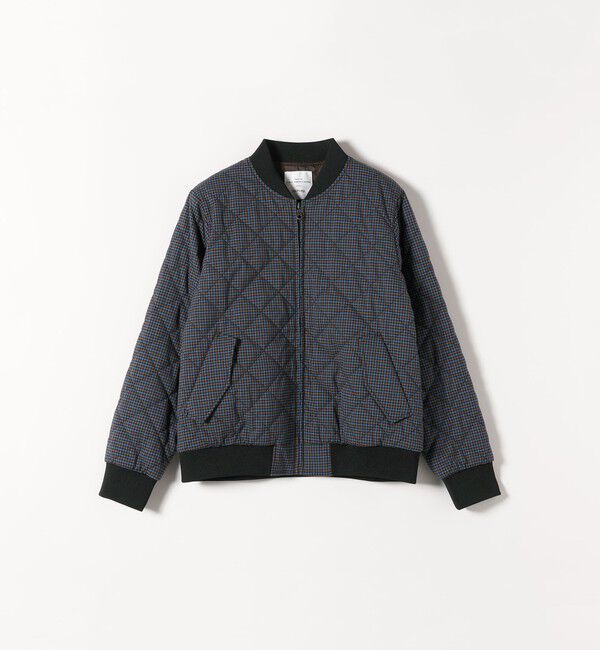 SHIPS any「SHIPS any: キルティング チェック バーシティ ブルゾン」|ブルゾン・スタジャン|