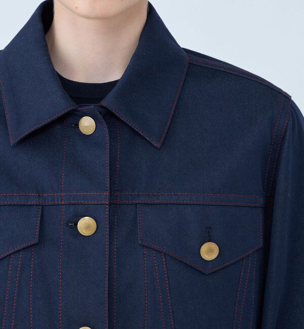 TOMORROWLAND collection「ソワデニム パフジャケット」|デニムジャケット|