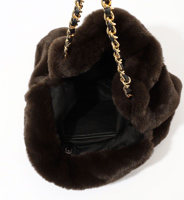 TOMORROWLAND GOODS「VIOLAd'ORO V-8924フェイクレッキスファー バッグ」|トートバッグ|