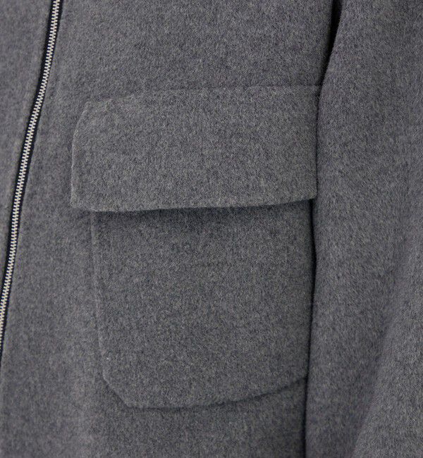 GALERIE VIE「ウールカシミヤダブルフェイス フーデッドブルゾン」|その他|