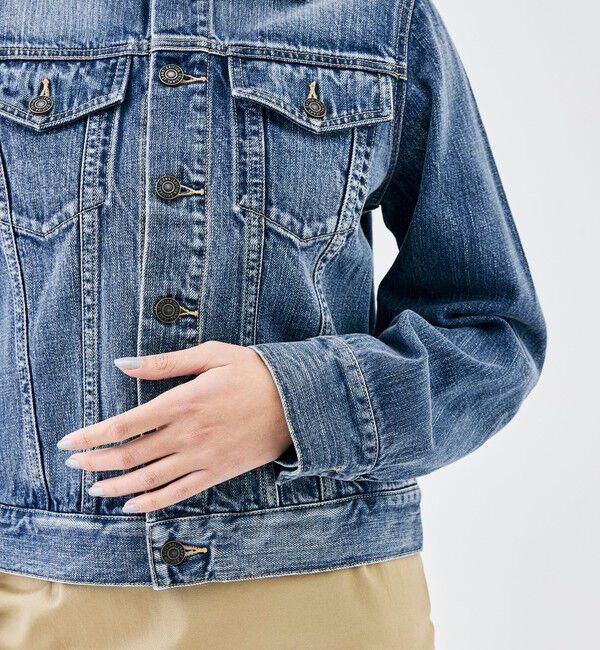 Edition「インディゴデニム ブルゾン」|デニムジャケット|