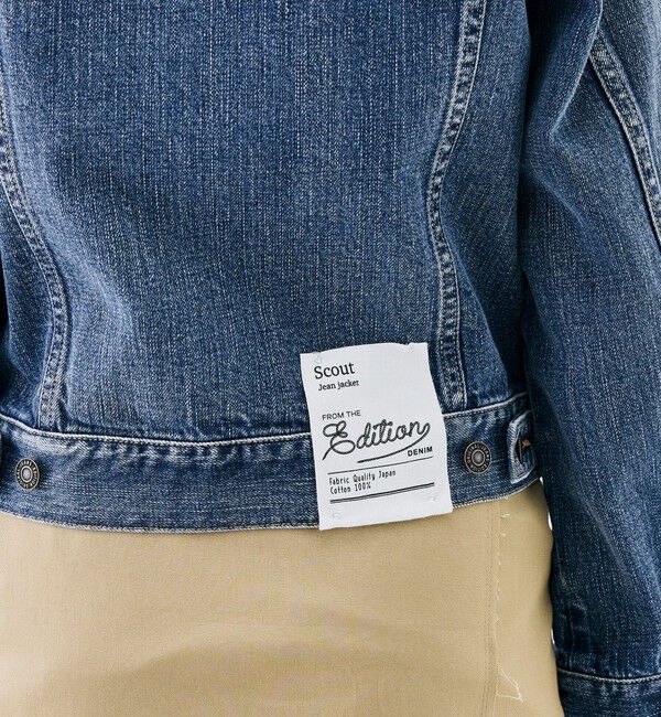 Edition「インディゴデニム ブルゾン」|デニムジャケット|