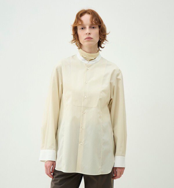 MACPHEE「コットンブロード チュニックシャツ」|シャツ・ブラウス|