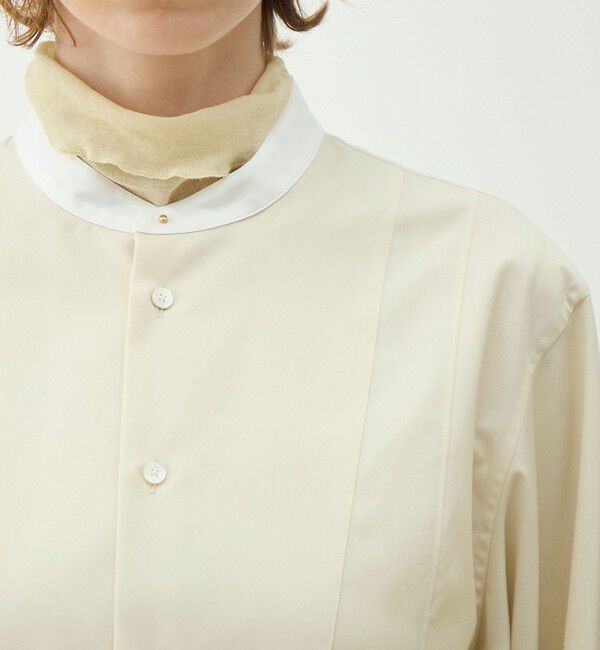 MACPHEE「コットンブロード チュニックシャツ」|シャツ・ブラウス|