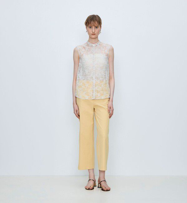 TOMORROWLAND collection「ローダンセエンブロイダリー ノースリーブブラウス」|シャツ・ブラウス|