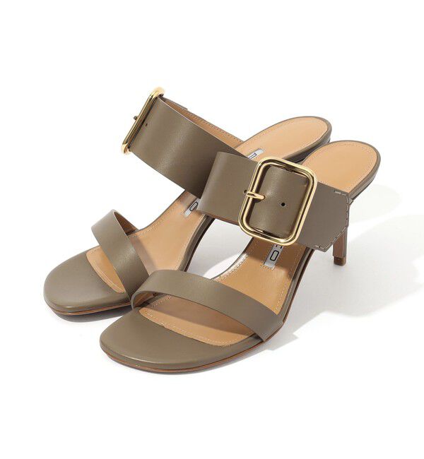TOMORROWLAND GOODS「PELLICO BELTED ヒールサンダル」|サンダル|15 トープ