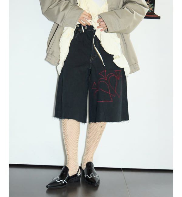  「TanC TOKYO OLDPARK x TanC EMBROIDERY SH TC26A-051：ハーフパンツ」|その他|ブラック