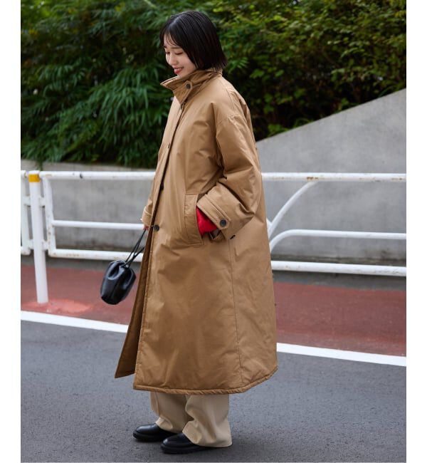 SLOBE IENA「撥水中綿ステンカラーコート」|ステンカラーコート|