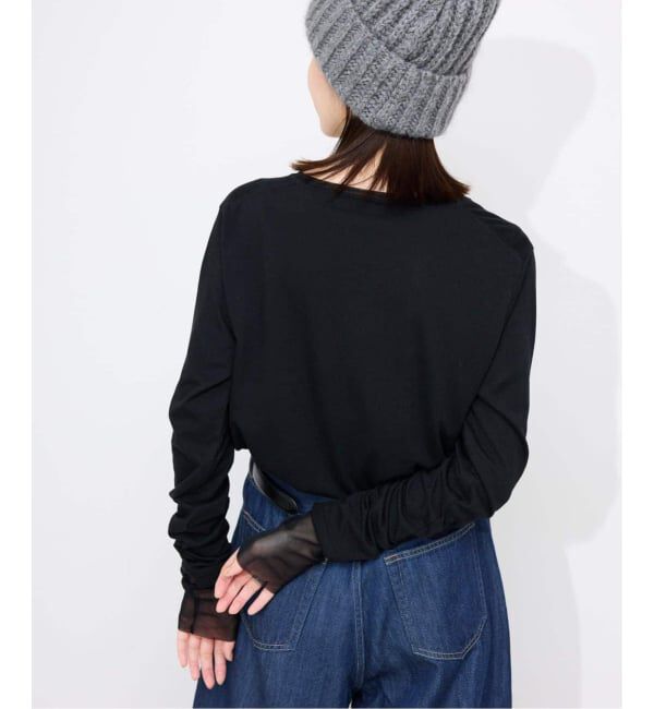 SLOBE IENA「《追加5》レイヤードスリーブロンTEE」|Tシャツ・カットソー|