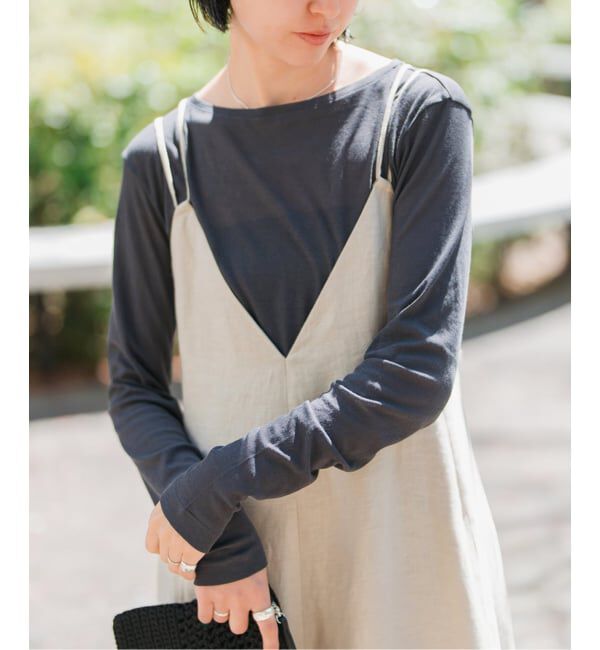 Spick and Span「《追加》シアーボートネックプルオーバー」|Tシャツ・カットソー|