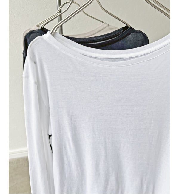 Spick and Span「《追加》シアーボートネックプルオーバー」|Tシャツ・カットソー|