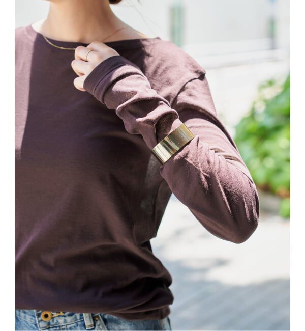 Spick and Span「《追加》シアーボートネックプルオーバー」|Tシャツ・カットソー|