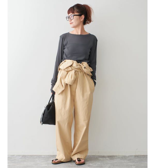 Spick and Span「《追加》シアーボートネックプルオーバー」|Tシャツ・カットソー|