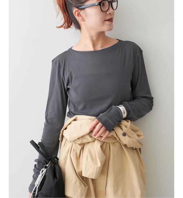 Spick and Span「《追加》シアーボートネックプルオーバー」|Tシャツ・カットソー|