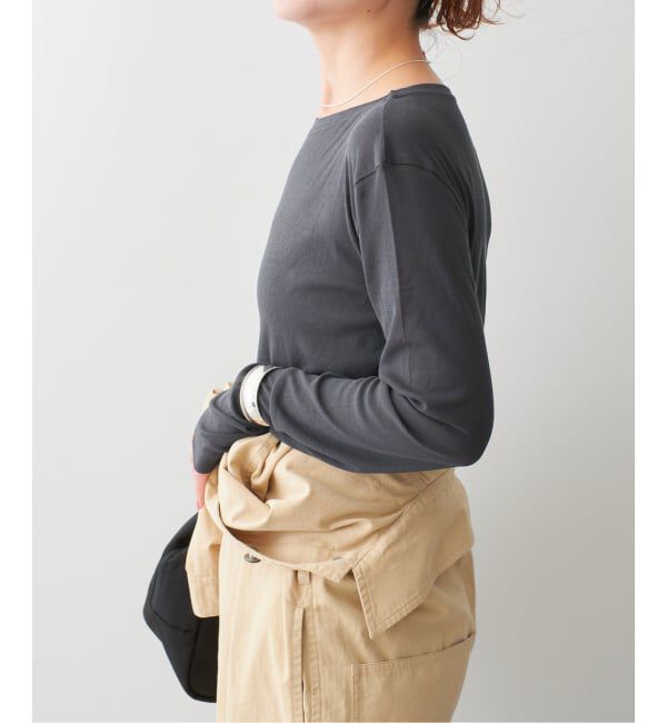 Spick and Span「《追加》シアーボートネックプルオーバー」|Tシャツ・カットソー|