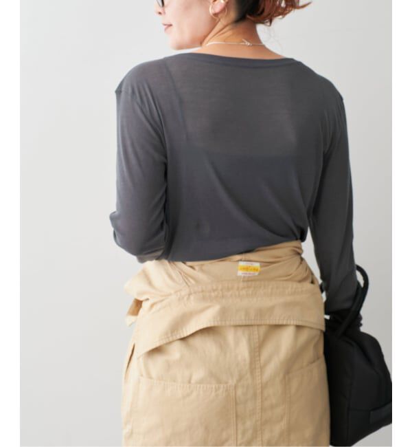 Spick and Span「《追加》シアーボートネックプルオーバー」|Tシャツ・カットソー|