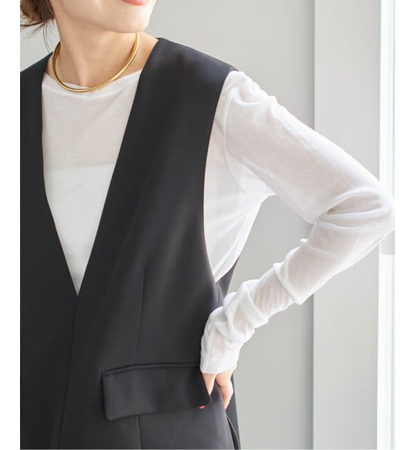 Spick and Span「《追加2》シアーボートネックプルオーバー」|Tシャツ・カットソー|