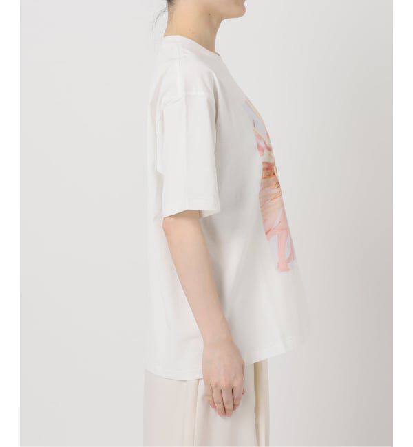 NOBLE「フラワーフォトプリントT」|Tシャツ・カットソー|