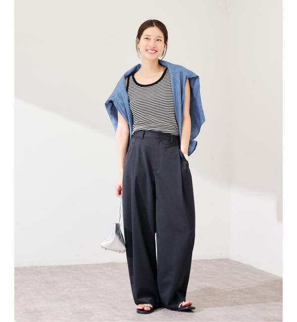 FRAMeWORK「≪予約≫18Gランダムリブニットタンク」|タンクトップ|