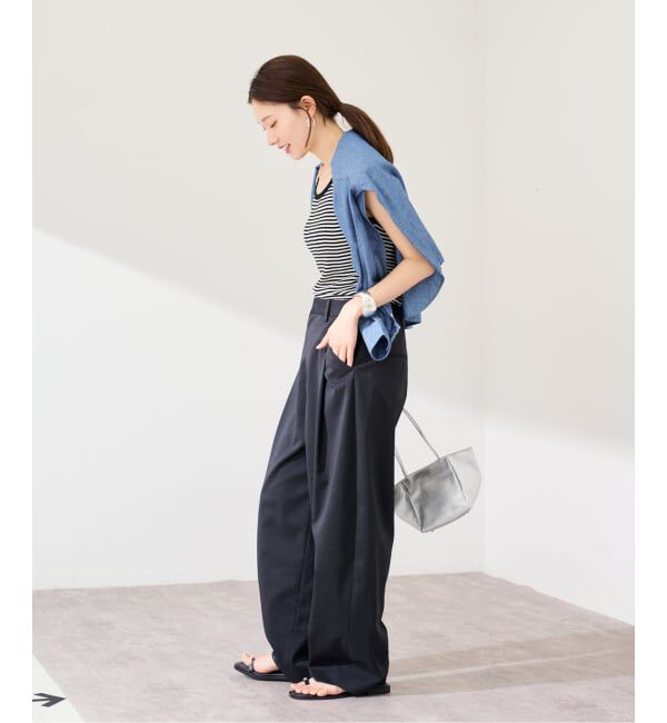 FRAMeWORK「≪予約≫18Gランダムリブニットタンク」|タンクトップ|