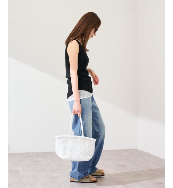 FRAMeWORK「≪予約≫18Gランダムリブニットタンク」|タンクトップ|