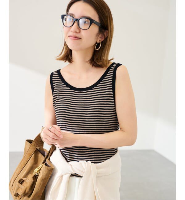 FRAMeWORK「≪予約≫18Gランダムリブニットタンク」|タンクトップ|