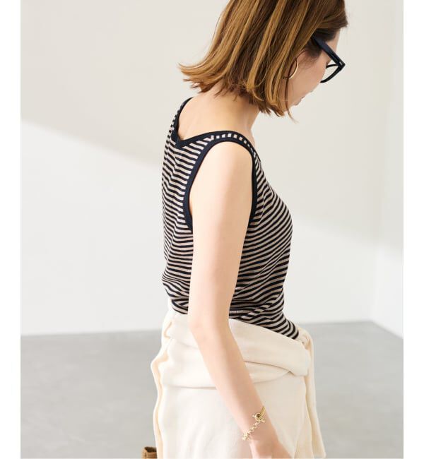 FRAMeWORK「≪予約≫18Gランダムリブニットタンク」|タンクトップ|