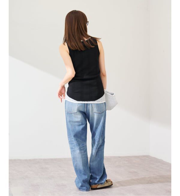 FRAMeWORK「≪予約≫18Gランダムリブニットタンク」|タンクトップ|