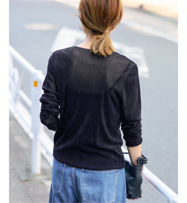 FRAMeWORK「≪追加予約≫チュールフロッキーカーディガン 2」|Tシャツ・カットソー|