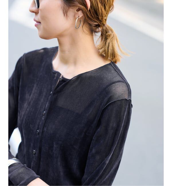 FRAMeWORK「≪追加予約≫チュールフロッキーカーディガン 2」|Tシャツ・カットソー|