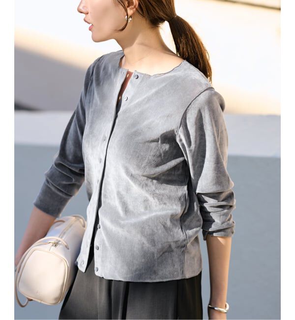 FRAMeWORK「≪追加予約≫チュールフロッキーカーディガン 2」|Tシャツ・カットソー|