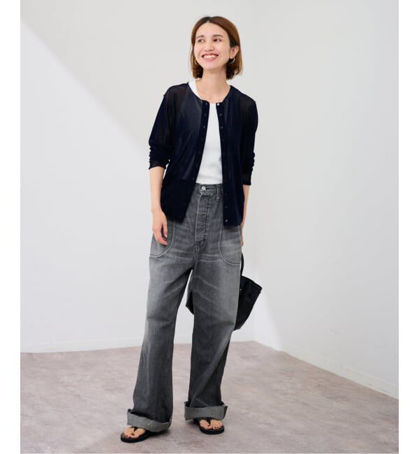 FRAMeWORK「≪追加予約≫チュールフロッキーカーディガン 2」|Tシャツ・カットソー|