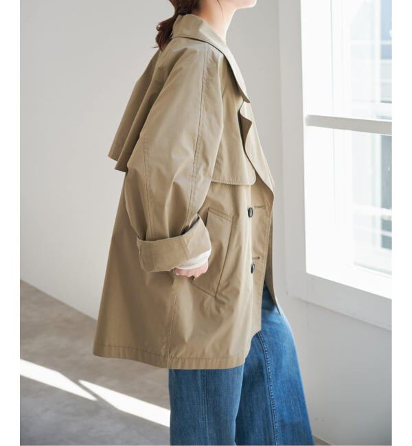 Spick and Span「《WEB限定 / 追加3予約》C/Pミドル丈トレンチコート」|トレンチコート|