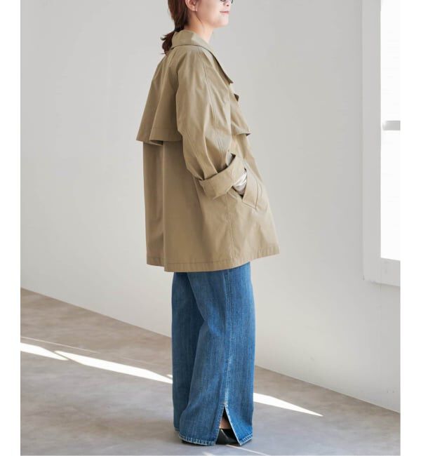 Spick and Span「《WEB限定 / 追加3予約》C/Pミドル丈トレンチコート」|トレンチコート|