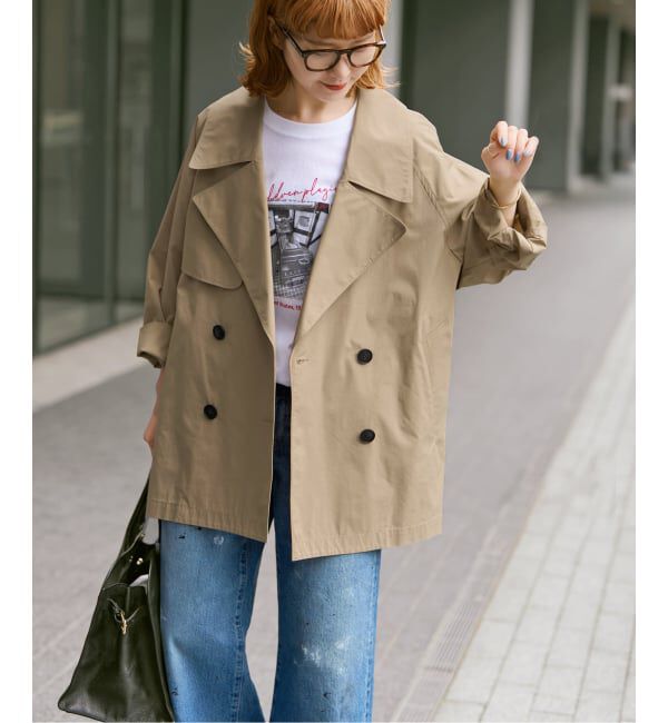Spick and Span「《WEB限定 / 追加3予約》C/Pミドル丈トレンチコート」|トレンチコート|