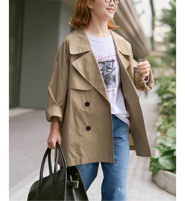 Spick and Span「《WEB限定 / 追加3予約》C/Pミドル丈トレンチコート」|トレンチコート|