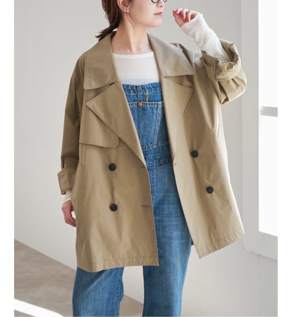 Spick and Span「《WEB限定 / 追加3予約》C/Pミドル丈トレンチコート」|トレンチコート|