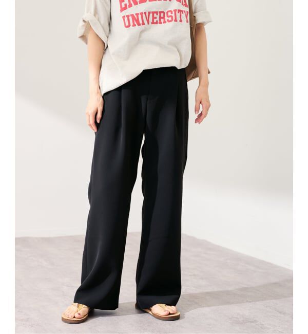 FRAMeWORK「《追加》ライトダブルクロスイージースラックス2」|スラックス|